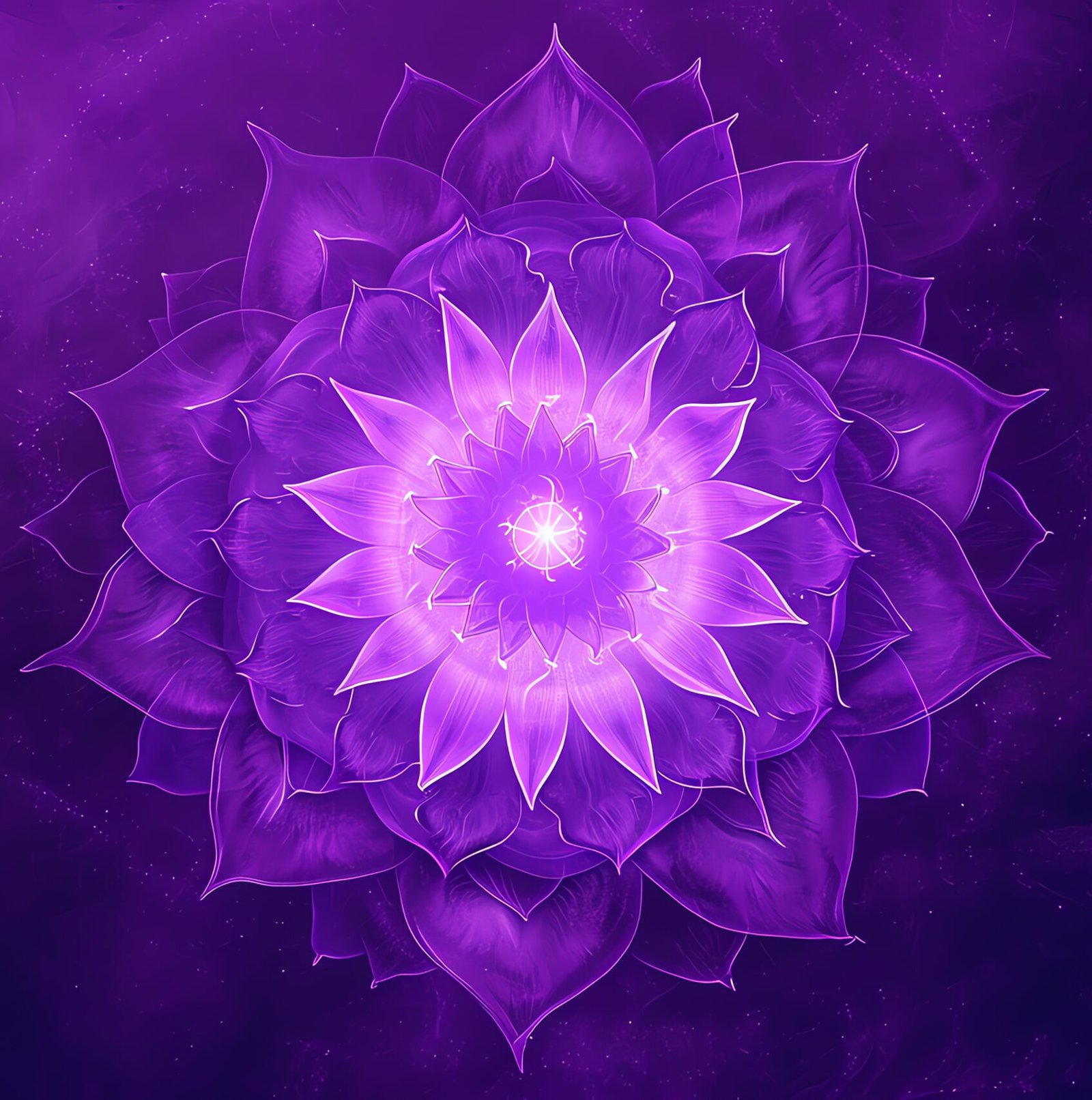 Home purple mandale, ai generated